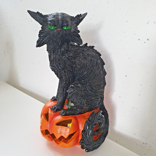 Halloween light cat - light-up,