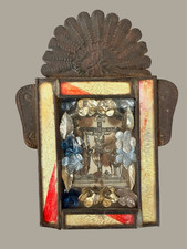 Vintage Mexican Tin Folk Art