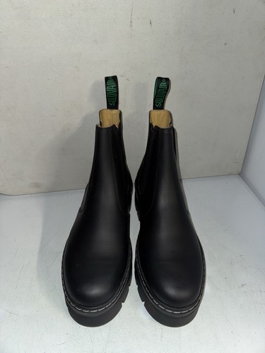 Solovair black greasy - solovair, leather