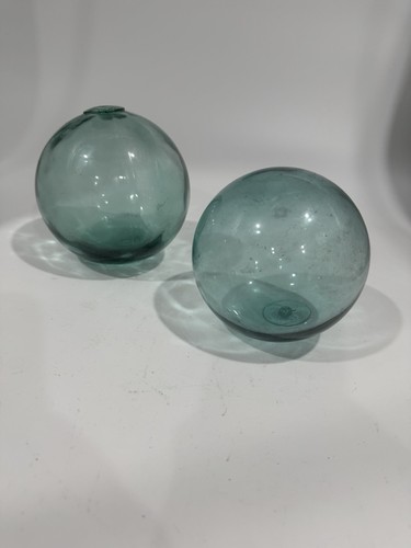 Lot glass fishing float - of,