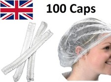 100 X Disposable Mob Caps Hair