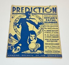 Vintage Prediction Magazine August 1939.