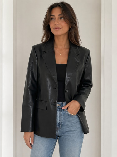 Zara ladies black leather - ladies, look