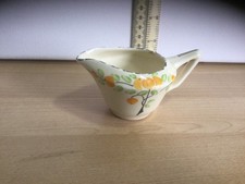 Vintage Crown Ducal  Ware England Creamer Small Cream Jug  Floral Pattern