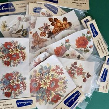 Vtg Ceramic Decals Mixed Media