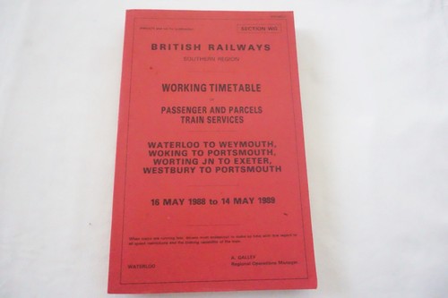 1988 southern region - region, railway