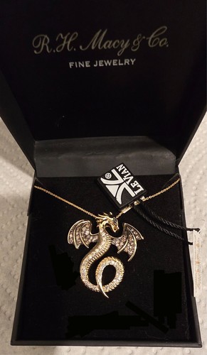 14k levian dragon pendant - 14k,