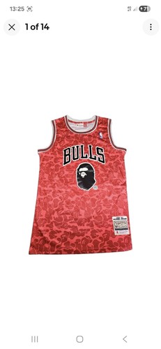 Bape mitchell ness bulls - bape, x