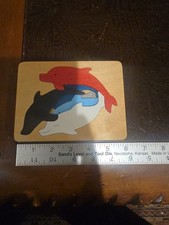 Vintage George Luck 3D Wooden