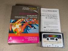 European Capitals Countries - Atari 400 800 Cassette