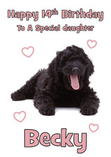 Labradoodle personalised - labradoodle, a5