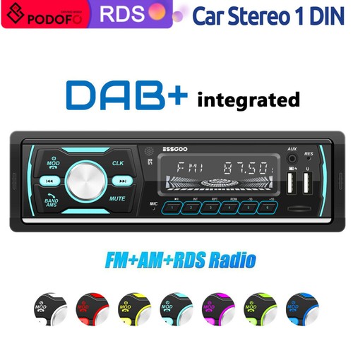 Dab single 1din car radio - single,
