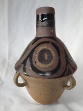 Gorgeous Frank Guille sculptural stoneware vase with four handles