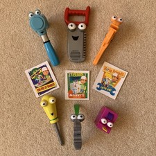 6x Handy Manny Tools by Fisher Price. 3 Talking. 4 With Moving Parts.