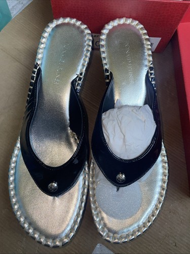 Donald pliner black patent - j,
