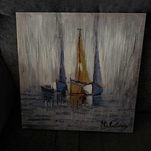 Vintage lovely oil - lovely, on