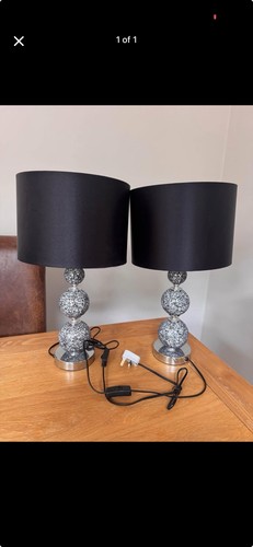 Pair mosaic mirror table - pair, of