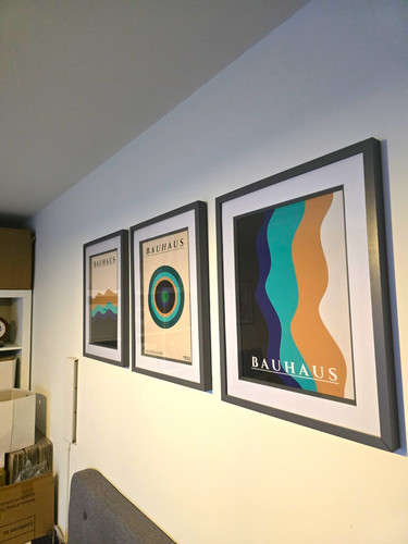 Bauhaus framed abstract - framed,
