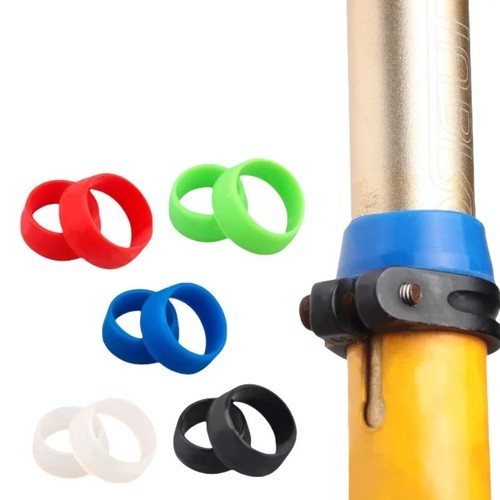 Silicone bike seatpost dust - silicone,