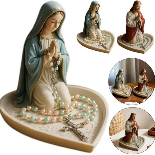 Virgin mary rosary holder - virgin,