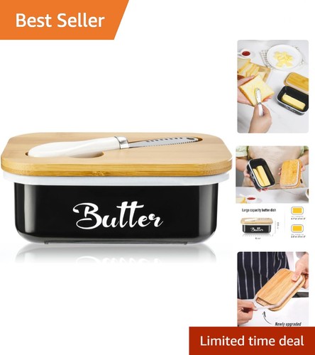 Sleek stainless steel butter - stainless,