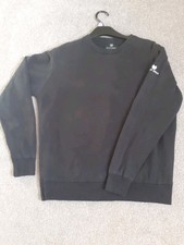 BLACK WINDCHEATER TYPE SWEATER BY PALM GROVE SIZE SMALL