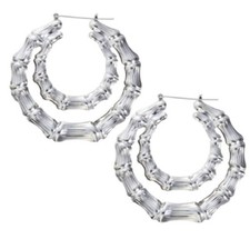 Large Womens Bamboo Earrings