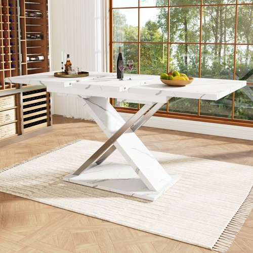 Extendable dining table - dining,