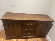 Wooden TV stand - Very Good Quality Walnut Coloured Wood