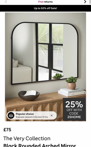 Black rounded arched big - arched,