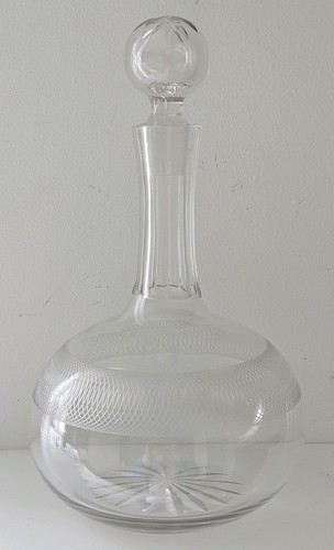 Victorian glass decanter