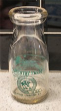 Vintage Milk Bottle Princeton
