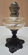 Vintage Oil Lamp Base Cast