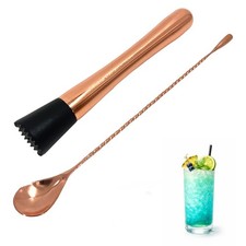 Copper Cocktail Bar Spoon &