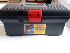 Plastic Tool Storage Compartmental Carry Box