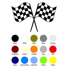Chequered Flag Sticker