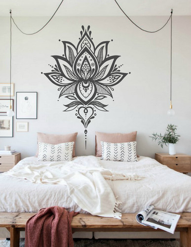 Mandala wall decal - for, yoga