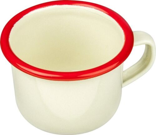 Cream falcon enamel red - cream,