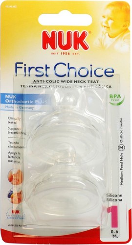 Nuk first choice wide neck - nuk,