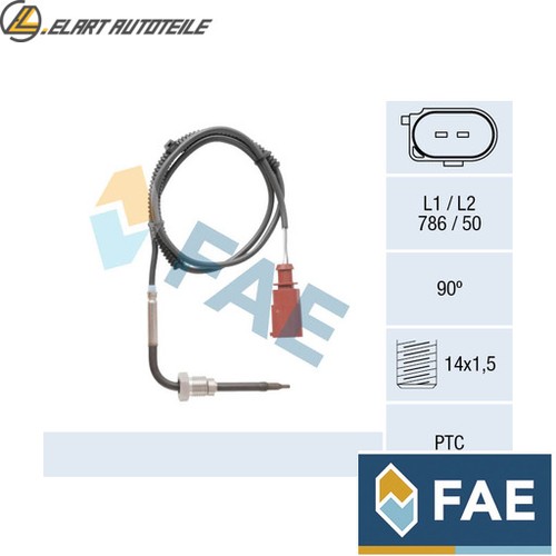 Exhaust gas temperature - exhaust, sensor