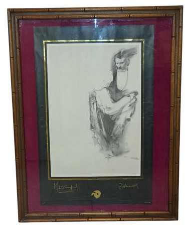 Used1986 vtg 22x14 framed - used1986,