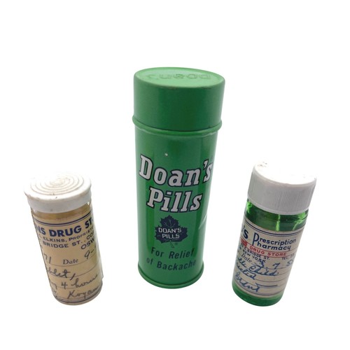 Vtg doans pills green - vtg,