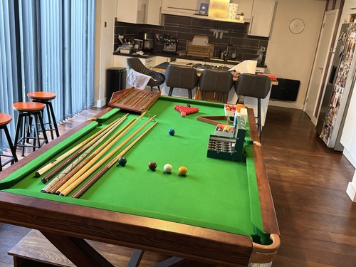 8ft convertible snooker - convertible, snooker/pool
