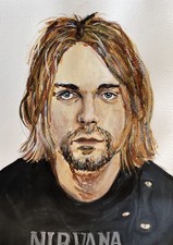 Kurt Cobain Nirvana Portrait