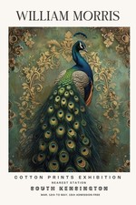 William Morris Vintage Peacock
