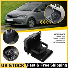 Fits VW Golf Plus Sharan Tiguan 2008-17 Rear Cup Drink Holder Black 7N0 862 533
