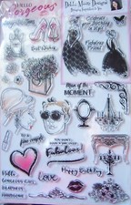 'HELLO GORGEOUS' - Large Stamp