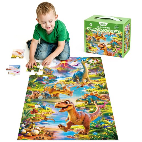 42pcs dinosaur floor puzzles - floor,
