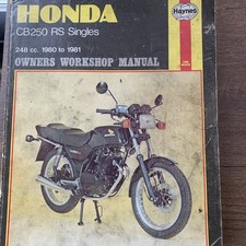 Haynes manual for Honda