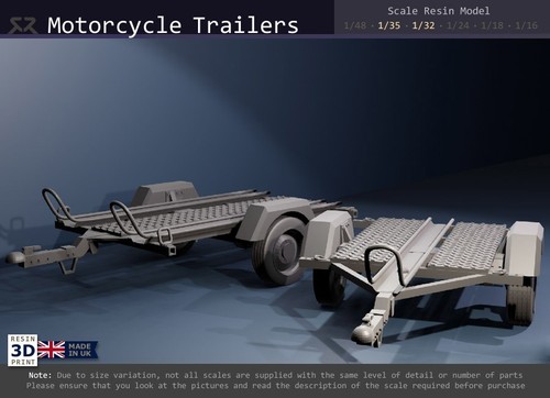 Motorcycle trailer 1 35 - trailer, 1/35